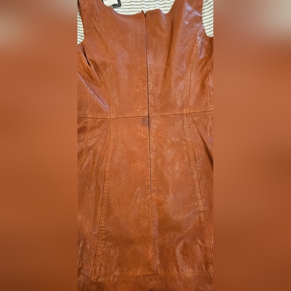 Nanette Lepore Leather Mini Dress NWT 8 - Picture 6 of 8